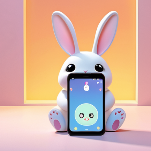 Home 8 **Prompt 1: A Digital Comfort Companion**
A highly aesthetic and cute illustration of Kongji Rabbit, with its signature large, expressive eyes, gently emerging from a minimalist, modern smartphone screen. The rabbit is radiating warmth and comfort, surrounded by soft, glowing digital elements and subtle, pastel-colored abstract shapes that evoke feelings of peace and joy. The overall atmosphere is serene, symbolizing Kongji Rabbit as a beloved digital friend and a source of calm amidst the fast-paced modern life. Art style: clean vector illustration with soft gradients, cozy lighting.
