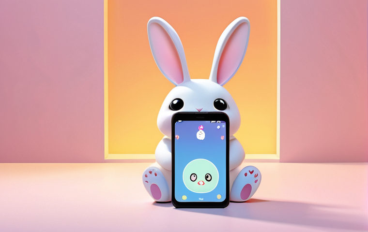 **Prompt 1: A Digital Comfort Companion**
A highly aesthetic and cute illustration of Kongji Rabbit, with its signature large, expressive eyes, gently emerging from a minimalist, modern smartphone screen. The rabbit is radiating warmth and comfort, surrounded by soft, glowing digital elements and subtle, pastel-colored abstract shapes that evoke feelings of peace and joy. The overall atmosphere is serene, symbolizing Kongji Rabbit as a beloved digital friend and a source of calm amidst the fast-paced modern life. Art style: clean vector illustration with soft gradients, cozy lighting.