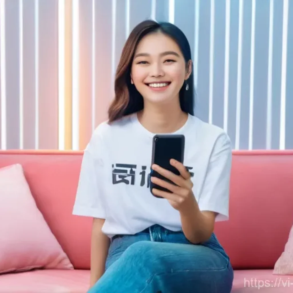 콩지래빗 팬 콘텐츠 플랫폼 - **Prompt:** "A vibrant and joyful scene featuring a young Vietnamese woman, in her early twenties, d...