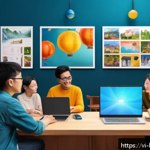 콩지래빗 온라인 팬 커뮤니티 - A vibrant online community scene set in a cozy virtual space resembling a modern digital forum, feat...